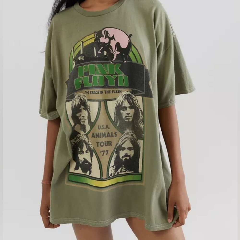 NWT- Urban Outfitters Pink Floyd Oversized Tee